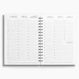 Agenda Premium Semanal Salmon Floral