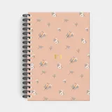 Agenda Premium Semanal Salmon Floral