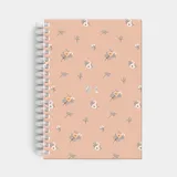 Agenda Premium Semanal Salmon Floral