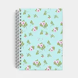 Agenda Premium Semanal Celeste Floral