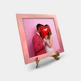 Azulejo Personalizado com Moldura Rosa