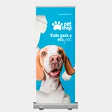 Banner com Roll Up Auto Retrátil