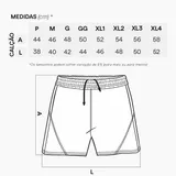 Calção Futebol Presas