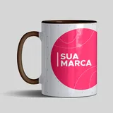 Caneca Interior e Alça Marrom