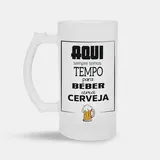 Caneca de Chopp Vidro Jateado 475ml