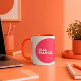 Caneca Interior e Alça Laranja