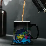 Caneca Mágica Personalizada Preto Fosco