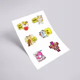 Cartela DTF UV A4