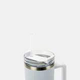 Copo Quencher Térmico 1000ml com Tampa e Canudo
