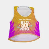 Regata Cropped Personalizada Feminino
