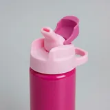 Garrafa Alumínio Com Canudo 600ml