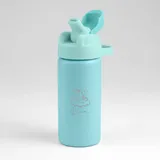Garrafa Alumínio Com Canudo 600ml