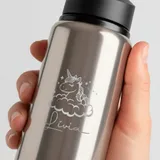 Garrafa Alumínio Sem Canudo 600ml