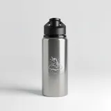 Garrafa Alumínio Sem Canudo 600ml