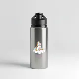 Garrafa Alumínio Sem Canudo 600ml