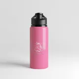 Garrafa Alumínio Sem Canudo 600ml
