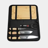 Kit Churrasco Personalizado - 5 Peças com Tábua