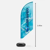 Wind Banner Completo para Piso M - Modelo Ângulo