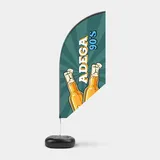 Wind Banner Completo para Piso P - Modelo Ângulo