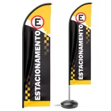 Wind Banner Completo para Piso P - Modelo Faca