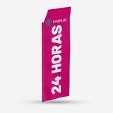 Wind Banner Tecido G - Modelo Retangular