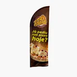 Wind Banner Tecido M - Modelo Faca