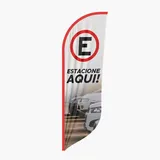 Wind Banner Tecido P - Modelo Pena