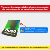 Adesivo Redondo Porta Carro Bola Eleições