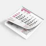 Bloco de Calendário Comercial 2027