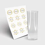 Copo Long Drink 350ml sem Tampa e 1 Folha A3 DTF-UV