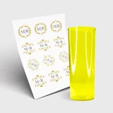 Copo Long Drink 350ml sem Tampa e 1 Folha A3 DTF-UV