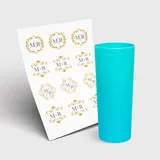 Copo Long Drink 350ml sem Tampa e 1 Folha A3 DTF-UV