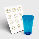 Copo Twister 300ml sem Tampa e 1 Folha A3 DTF-UV