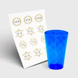 Copo Twister 300ml sem Tampa e 1 Folha A3 DTF-UV