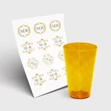Copo Twister 300ml sem Tampa e 1 Folha A3 DTF-UV
