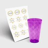 Copo Twister 300ml sem Tampa e 1 Folha A3 DTF-UV