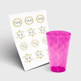 Copo Twister 300ml sem Tampa e 1 Folha A3 DTF-UV
