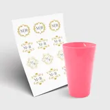 Copo Twister 300ml sem Tampa e 1 Folha A3 DTF-UV