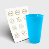 Copo Twister 550ml sem Tampa e 1 Folha A3 DTF-UV