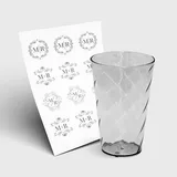 Copo Twister 550ml sem Tampa e 1 Folha A3 DTF-UV