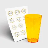 Copo Twister 550ml sem Tampa e 1 Folha A3 DTF-UV