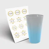 Copo Twister 550ml sem Tampa e 1 Folha A3 DTF-UV