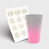 Copo Twister 550ml sem Tampa e 1 Folha A3 DTF-UV