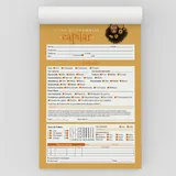 Ficha Anamnese de Capilar Bloco com 100 Folhas
