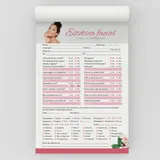 Ficha Anamnese de Estetica Facial Bloco com 100 Folhas