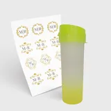 Garrafa Eco World 480ml e 1 Folha A3 DTF-UV