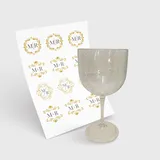Taça de Gin 580ml e 1 Folha A3 DTF-UV