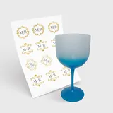 Taça de Gin 580ml e 1 Folha A3 DTF-UV