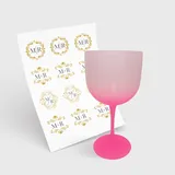 Taça de Gin 580ml e 1 Folha A3 DTF-UV