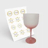 Taça de Gin 580ml e 1 Folha A3 DTF-UV